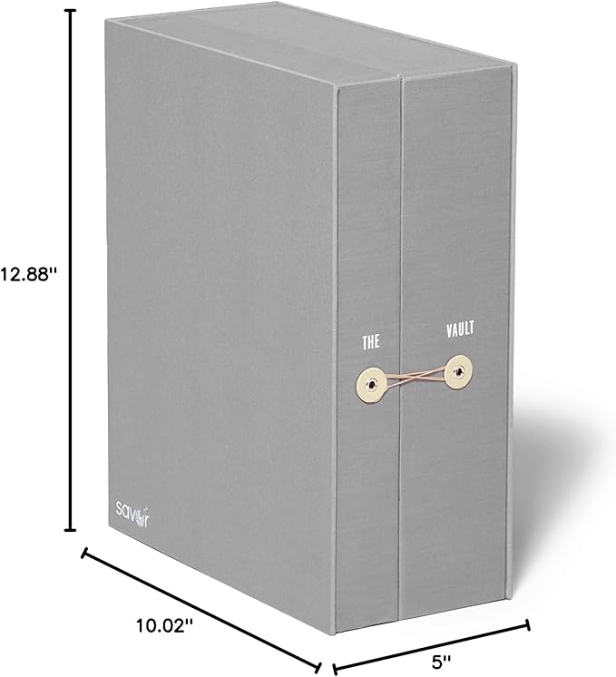 Savor | All-in-One Desk Organizer | Slate Gray – Keep Desk, Office, and Home Organized All-In-One Storage System for Important Files, Documents, Stationery, and Office Supplies