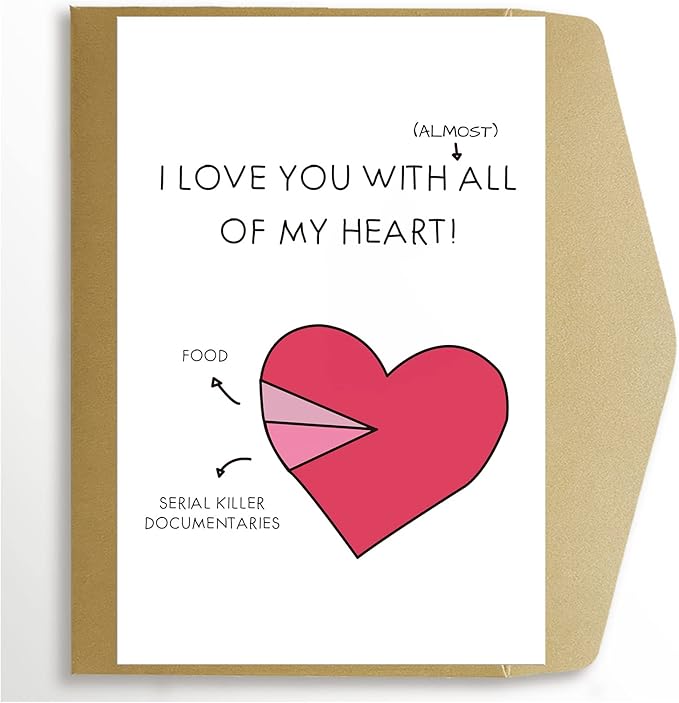 Funny Anniversary Card for Boyfriend, Humorous Valentines Day Card, Almost of My Heart Card, Naughty Birthday Card