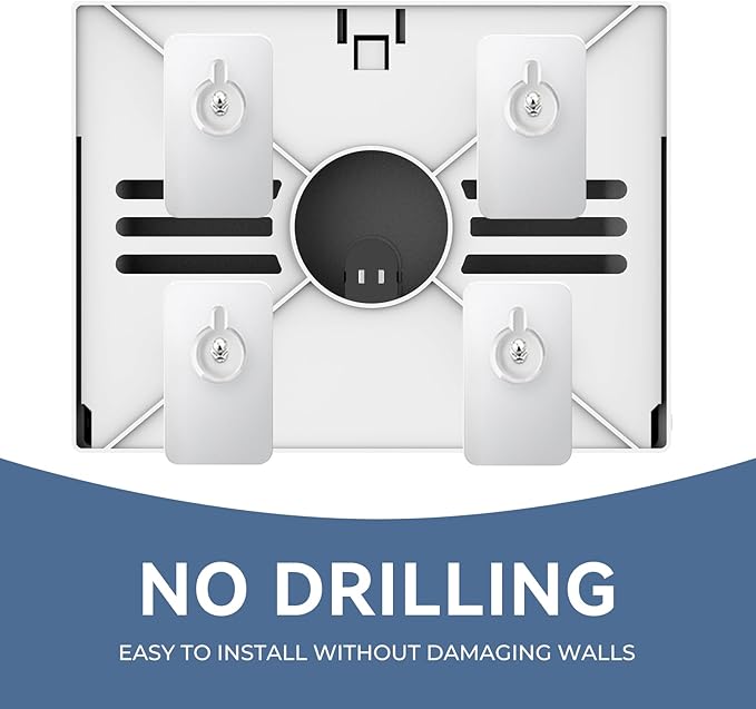 Paper Towel Dispenser Wall Mount, Adhesive No Drilling Multifold Trifold C Fold Commercial Hand Towel Dispenser,White