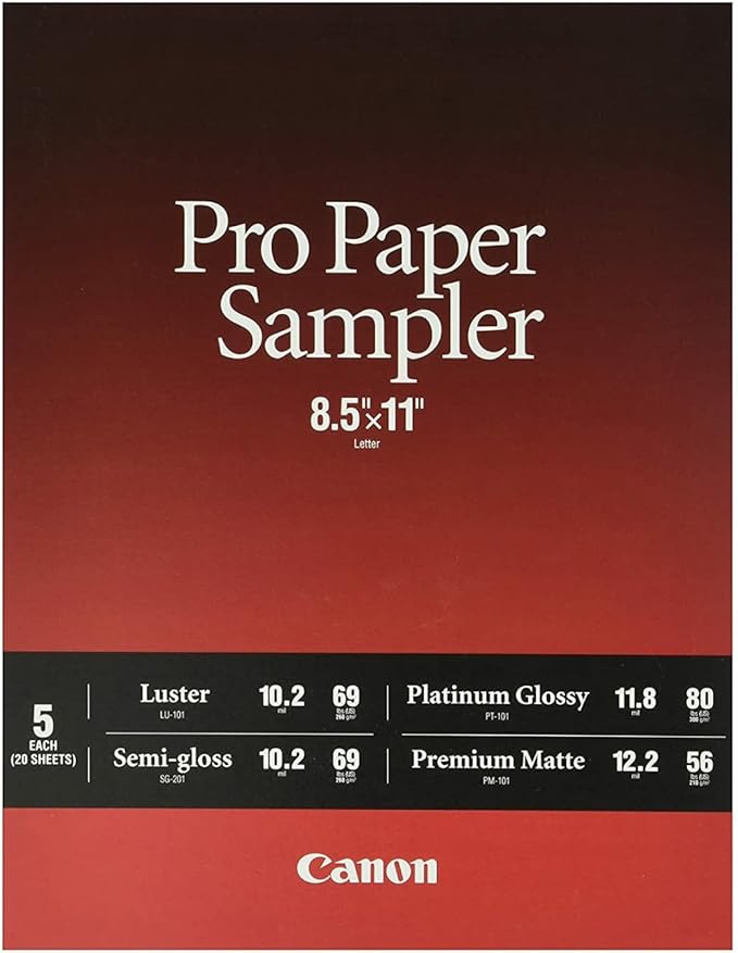 Canon Pro Paper Samples Pack 8657B012