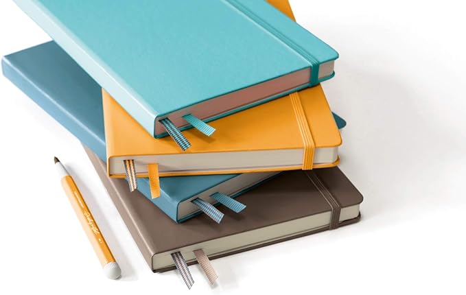 LEUCHTTURM1917 - Notebook Hardcover Medium A5-251 Numbered Pages for Writing and Journaling (Aquamarine, Ruled)