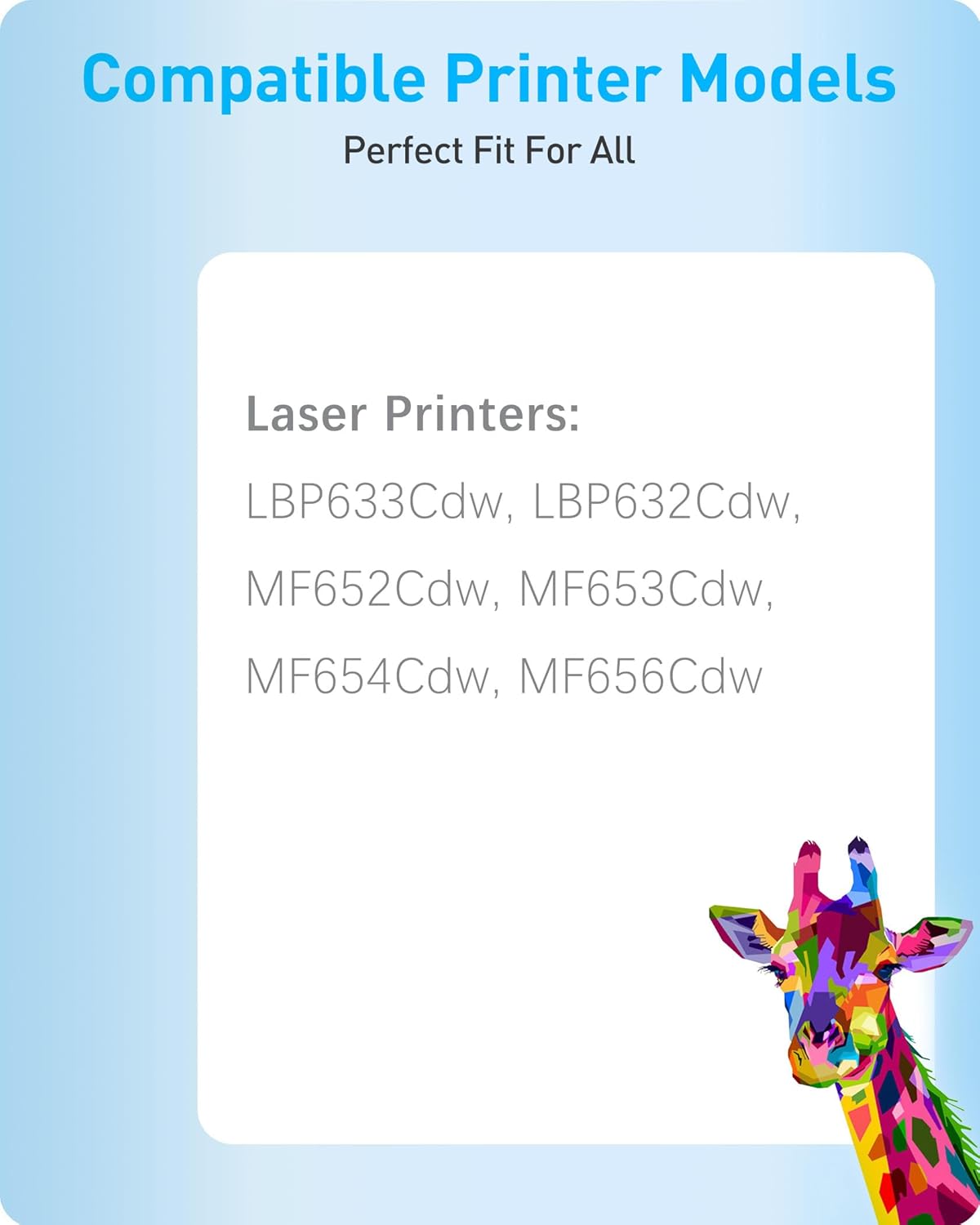 MasaiMara 067H 067 H High Capacity Compatible Toner Cartridges Replacement for Canon imageCLASS LBP633Cdw LBP632Cdw MF652Cdw MF653Cdw MF654Cdw MF656Cdw Printer(Black Cyan Magenta Yellow, 4-Pack)