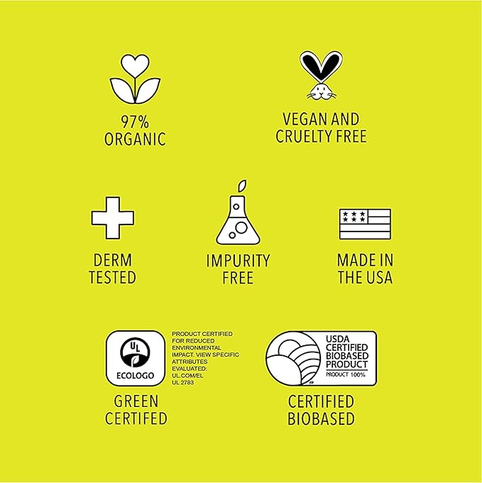 Medical‑Grade Hand Sanitizer Gel – 97 % Organic | 70 % USP Ethyl Alcohol | Moisturizing Aloe + Hyaluronic Acid | Freshly Made in USA | 12oz Bottle with Pump