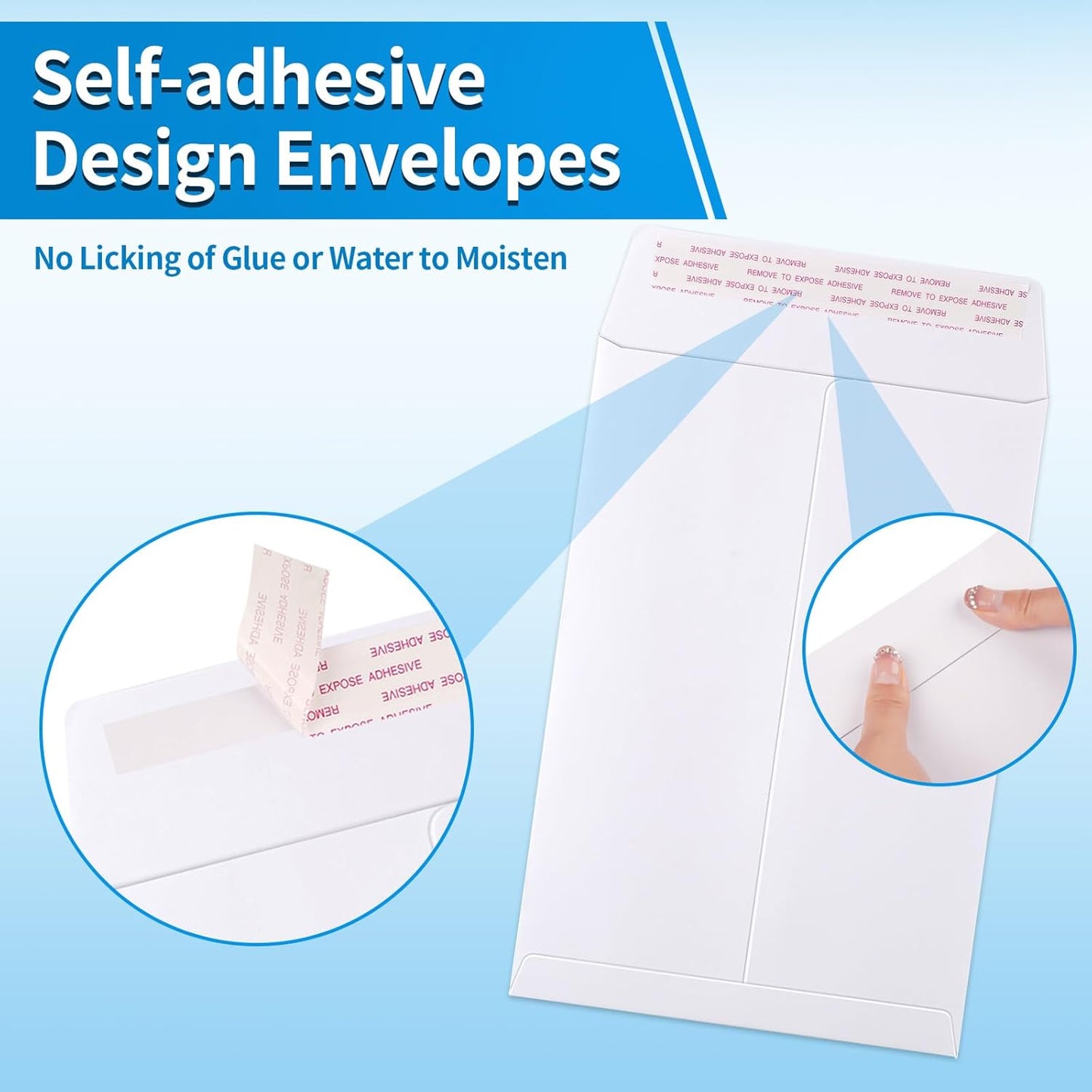 20 Pack Catalog Envelopes Self Seal, 9 x 12 Inches Catalog Mailing Envelopes, White Manila Envelopes for Mailing, Organize, Storage, Home, Office