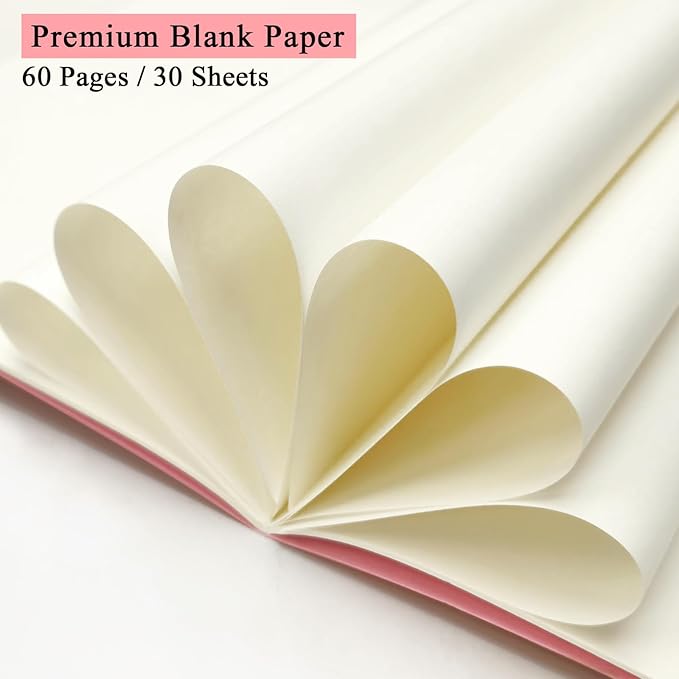 24 Pack Blank Books for Kids - 5.5"x 8.3", 60 Pages - Small Journals Bulk, Girls Notebooks for Drawing & Writing, Sketchbooks w/Colorful Soft Cover, Unlined Paper, A5 Travel Size