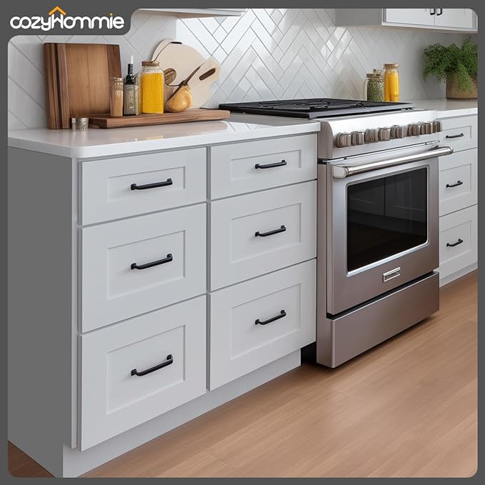 Shaker Style Grey RTA Base Cabinet with Drawers by Solid Wood for Kitchen, Bathroom, Bedroom or Office Featuring, and Storage Separation(27" W x 24" Depth x 34-1/2" H)