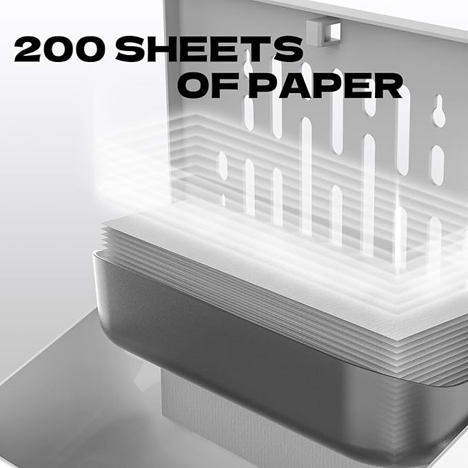 Paper Towel Dispenser Wall Mount, Adhesive No Drilling Multifold Trifold Cfold Commercial Hand Towel Dispenser,White-PN6012