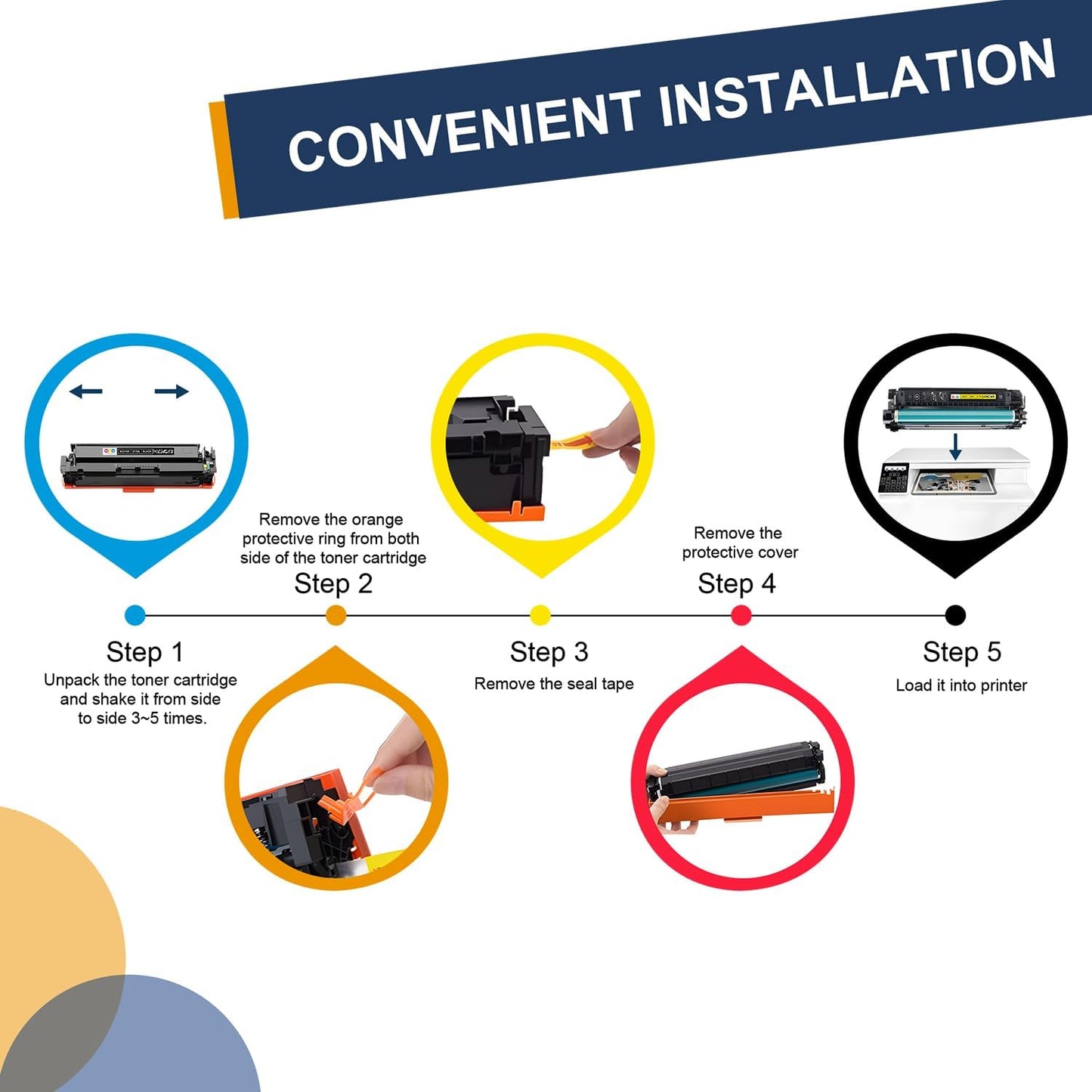 215A Toner Cartridges Black(with Chip) Compatible with 215A Toner Cartridges W2310A for Color Pro MFP M182nw M183fw M182 M183 M155 Printers (2 Pack, Black)