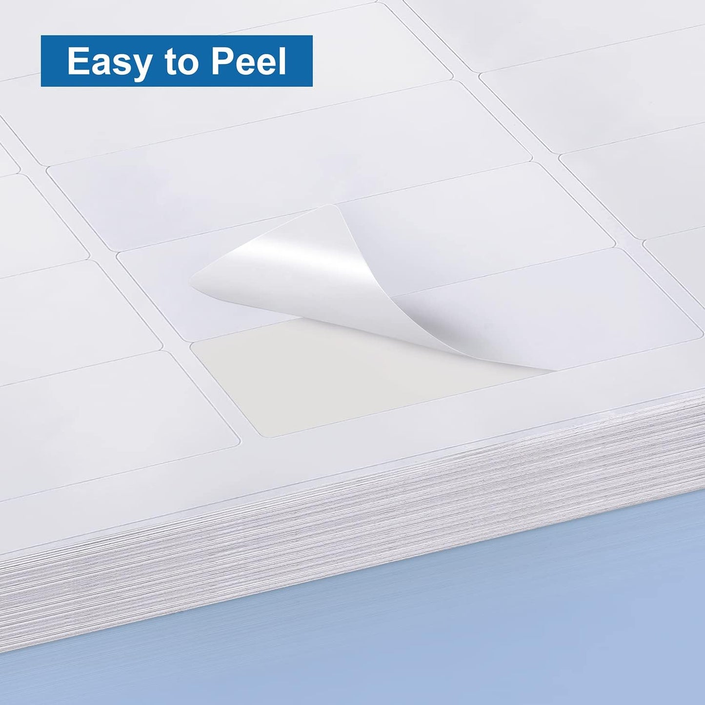 Methdic Address Labels 1" x 2-5/8" 3000 Labels Sticker Paper for Laser/Ink Jet Printer Mailing Labels 8.5"×11" White 30 per Sheet