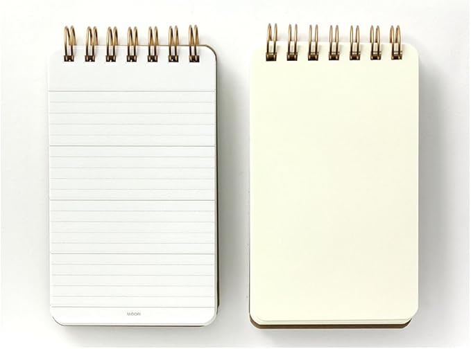 DESIGNPHIL Midori 11799006 Notepad WM Ring Memo Grain Dark Brown