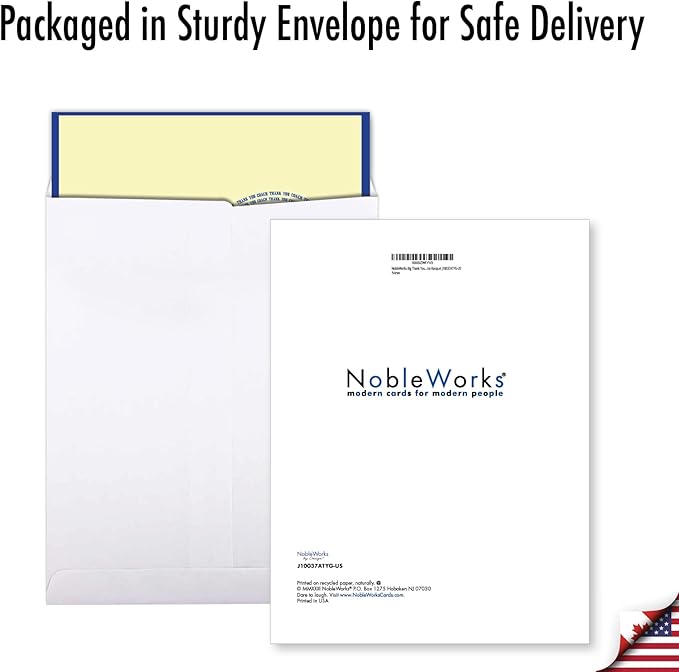 NobleWorks - Jumbo Team Coach Thank You Greeting Card From Us 8.5 x 11 Inch with Envelope (1 Pack) Sports Teacher Gratitude, School Athlete Appreciation Notecard, Tennis Racquet J10037ATYG-US