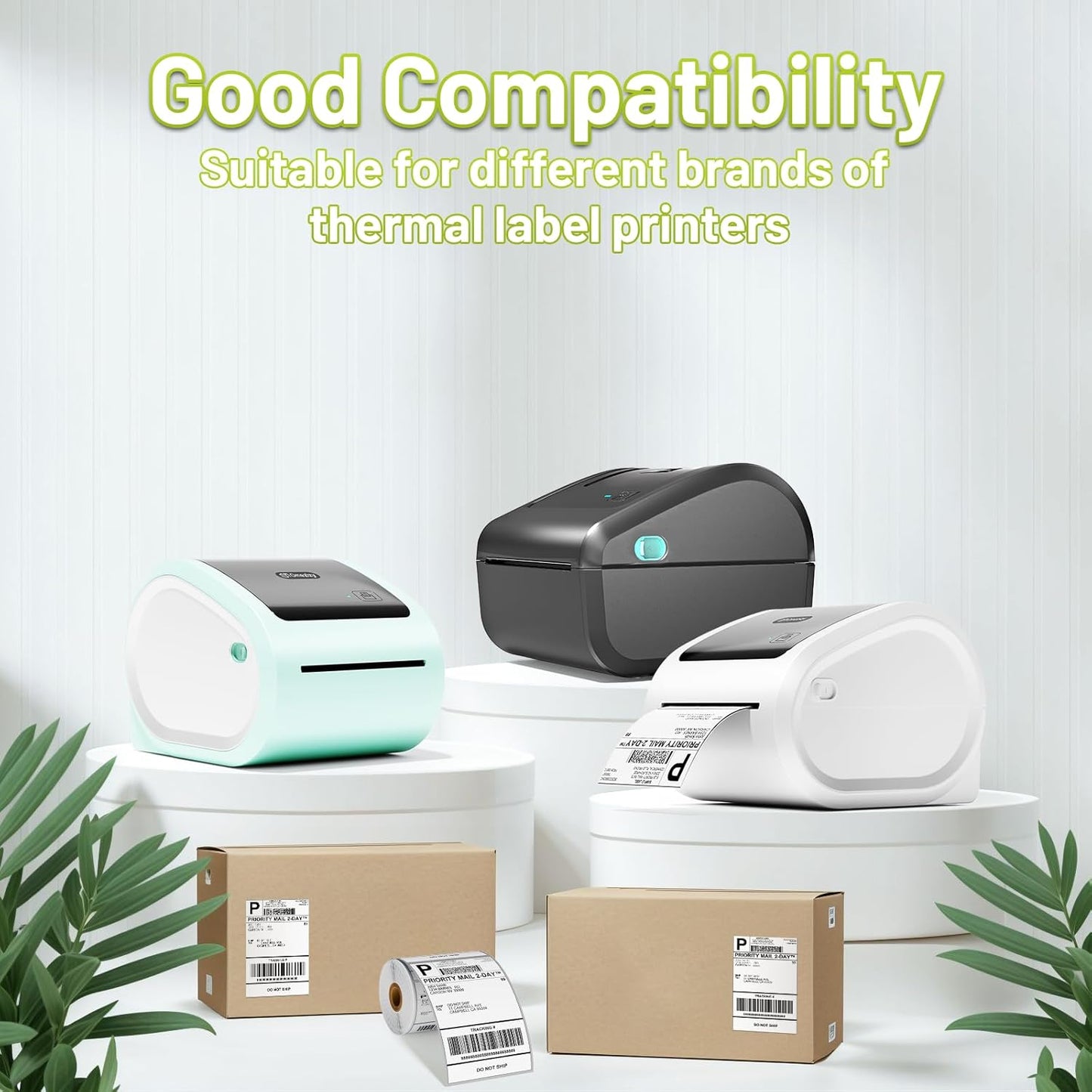 4x6 Thermal Labels, Shipping Address Label (Pack of 250 4x6 Roll Labels) - Compatible with JADENS, ASprink, Phomemo, Rollo, Zebra, Omezizy and Other Thermal Printers