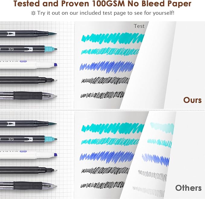 Graph Paper Notebook, 312 Numbered Pages Large A4 Hardcover Leather Journal, 100gsm No Bleed Grid Paper Notebook with Index Pages, Squared Grid Notebook for Graphing Notes Math, 8.5'' × 11'', Brown