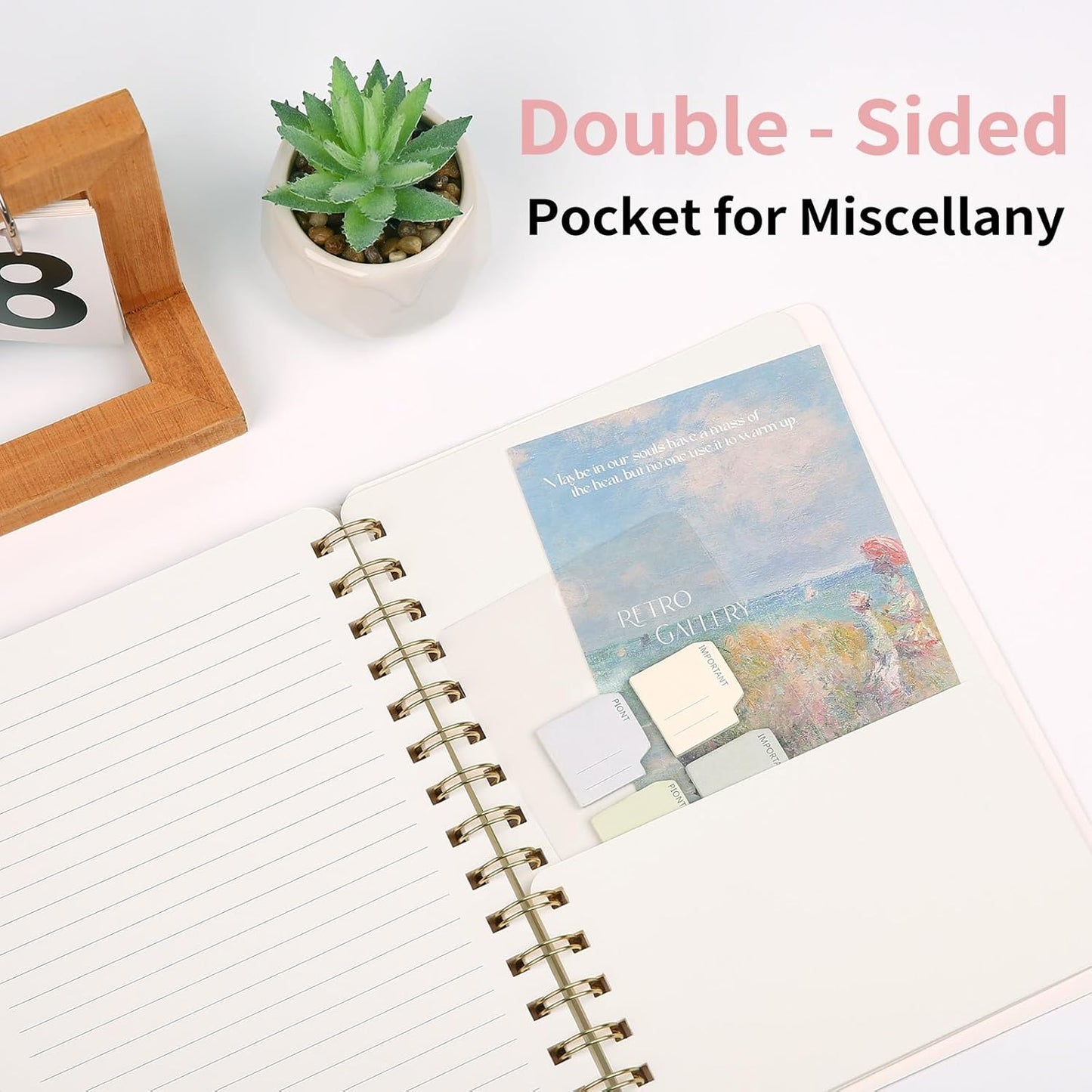 Lined Spiral Notebook College Ruled A5 Journal Book for Note Taking, 160 Pages Writing Journal for Office and Home School Supplies 5.75x8.125 inch (0Grey)