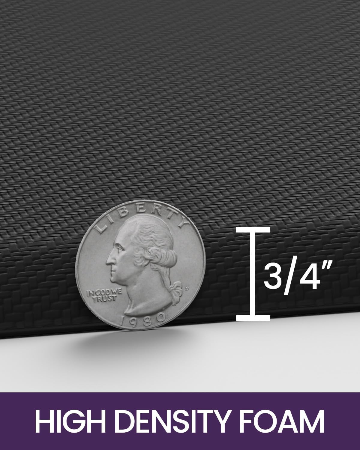 DEXI Kitchen Mat Cushioned Anti Fatigue, Non Slip Waterproof Comfort Standing Floor Rug for Kitchen, Office, Sink, Laundry, 39x20, Black