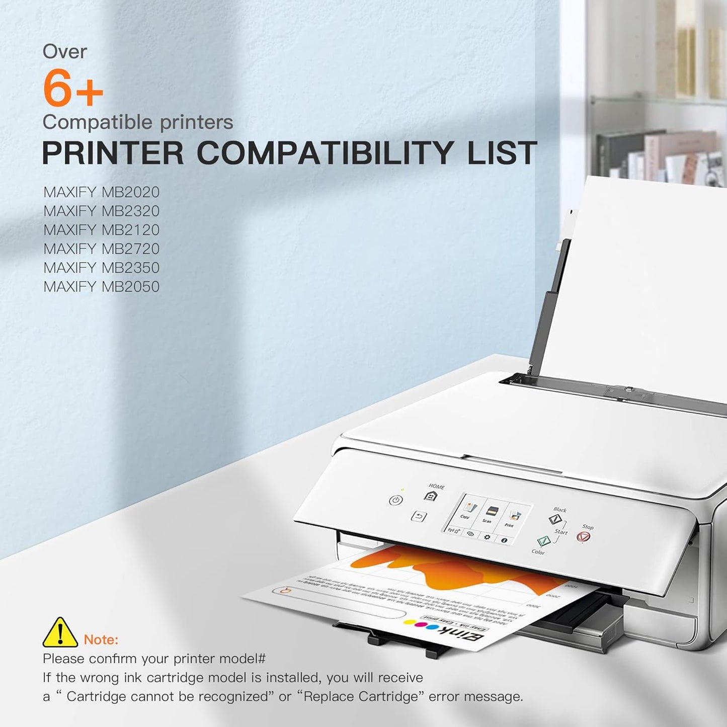 E-Z Ink Compatible Ink Cartridge Replacement for Canon PGI-1200XL PGI-1200 XL to Use with Maxify MB2720 MB2320 MB2120 MB2350 MB2050 MB2020 Printer (3 Black, 2 Cyan, 2 Magenta, 2 Yellow, 9 Pack)