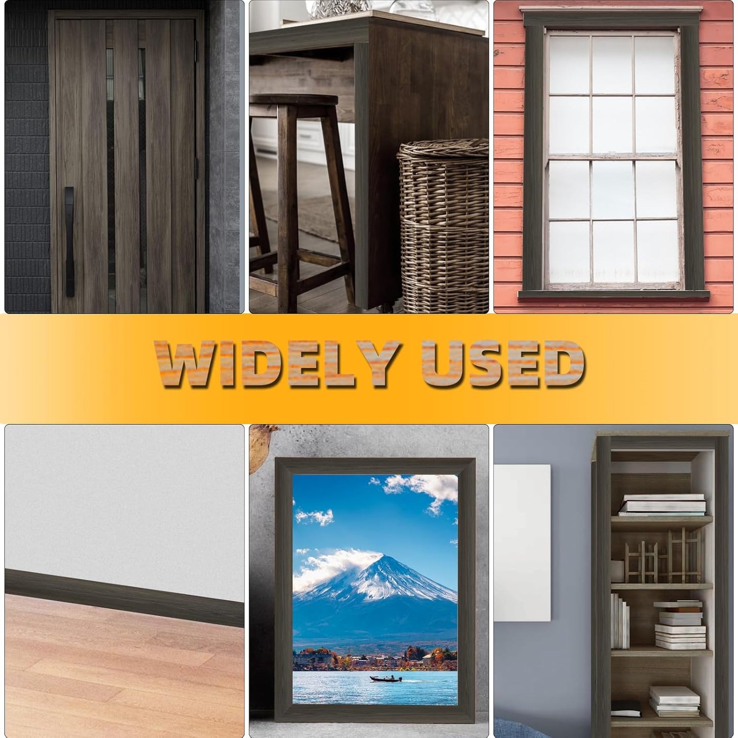 GSCIT Club Wood Grain Repair Tape, 2.3 inch X 25ft Self Adhesive Red Walnut Grain Repair Patch for Tables, Chairs, Baseboards, Doors, Windows, Floors, Handicraft DIY.