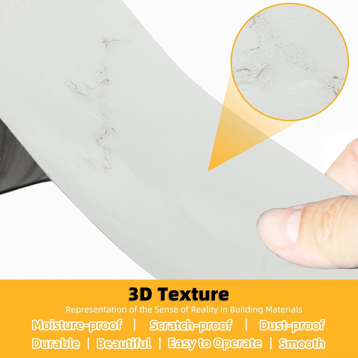 GSCIT Club Wood Grain Repair Tape, 2.4 inch X 15ft Self Adhesive Marble Grain Repair Patch for Tables, Chairs, Baseboards, Doors, Windows, Floors, Handicraft DIY.