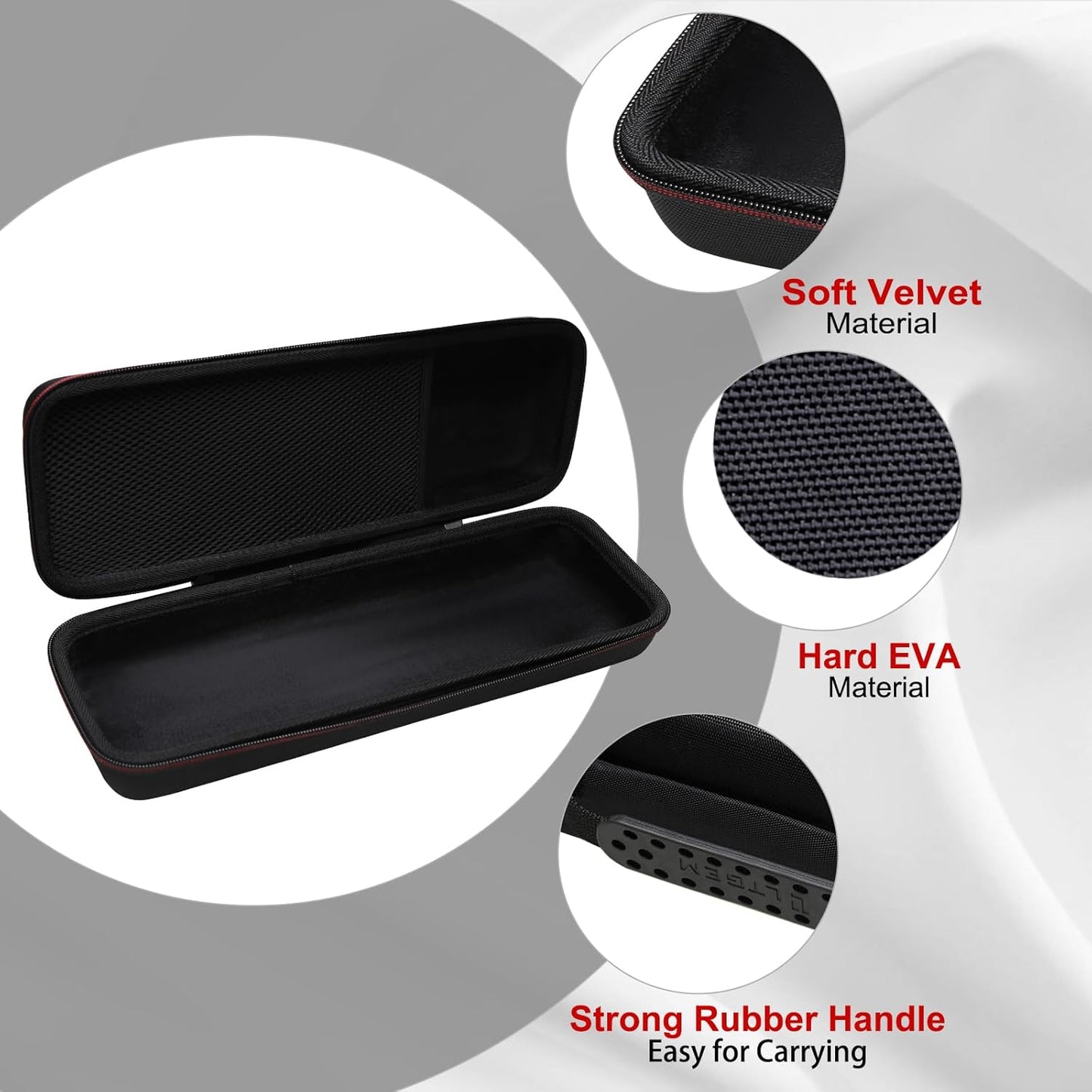 LTGEM Hard Case for Epson Workforce ES-200 / ES-300W / ES-300WR Portable Document Scanner - Travel Protective Carrying Storage Bag