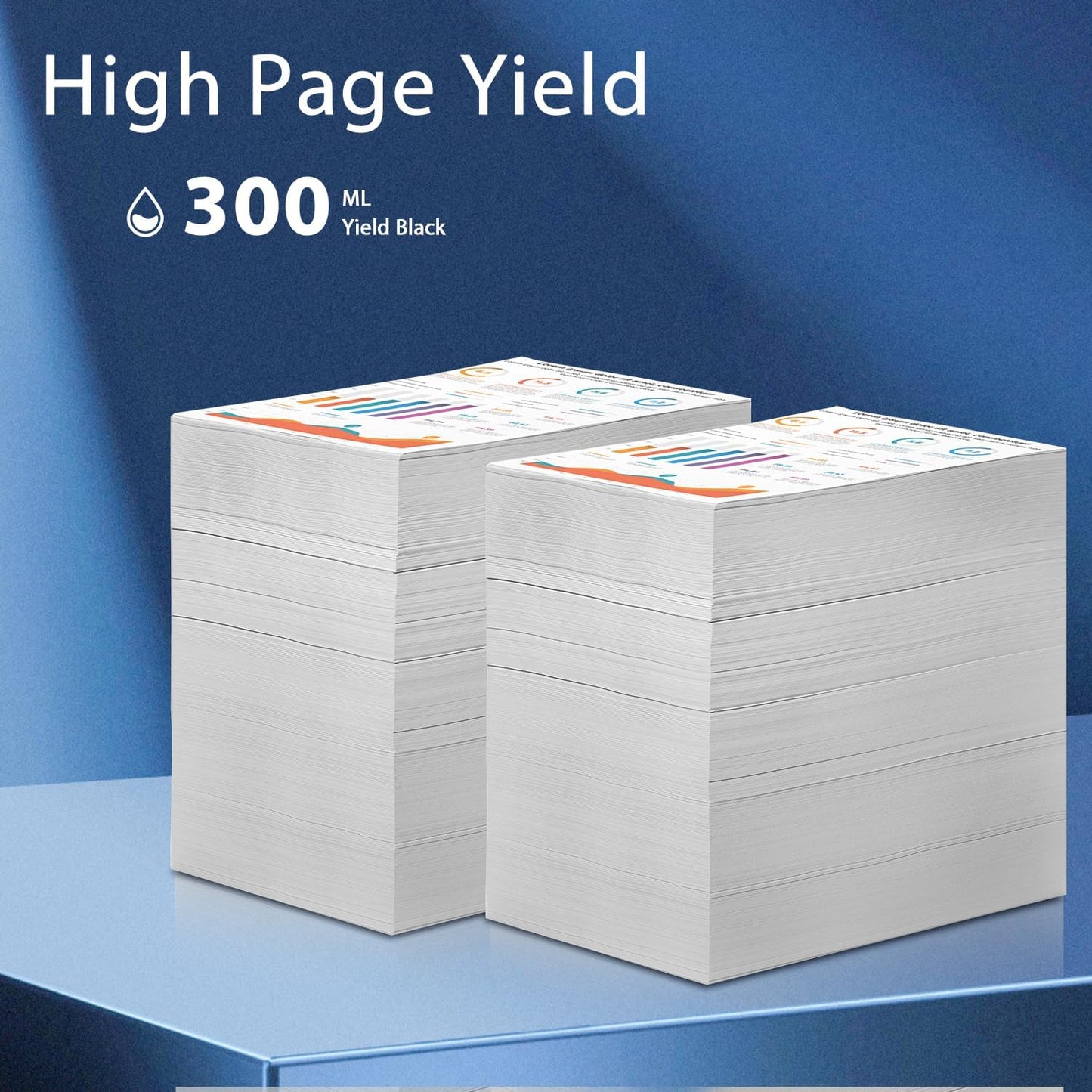 747 Ink Cartridge 300ml Replacement for HP 747 747XL P2V84A P2V85A P2V86A Ink Cartridge for DesignJet Z6 DesignJet Z9+ Large Format Printers, 3 Pack 747 Ink Kit (Gray/Chromatic Green/Chromatic Blue)