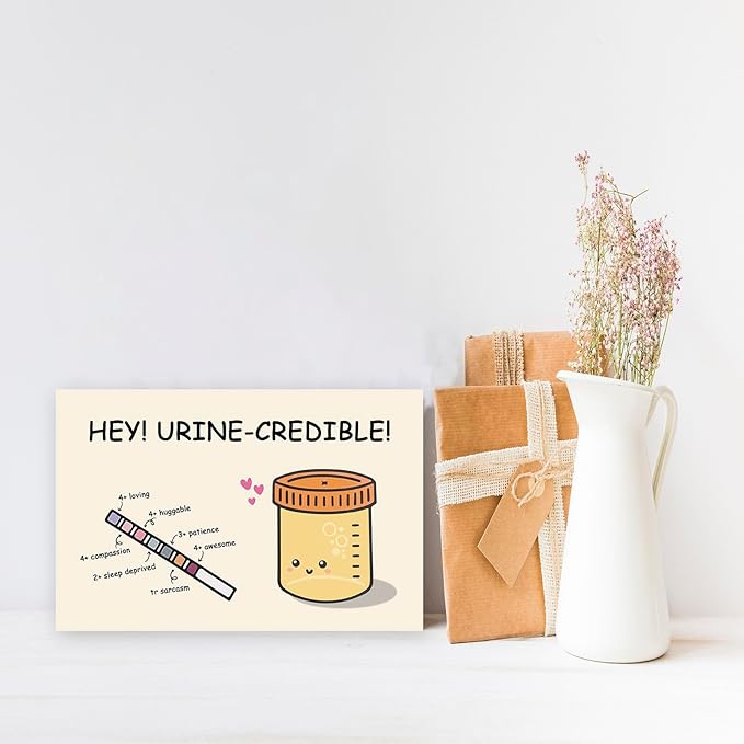 OJsensai Funny Thank You Card for Nurse Doctor, Nurse Preceptor Gifts, Healthcare Worker Appreciation Card, Urology Gifts