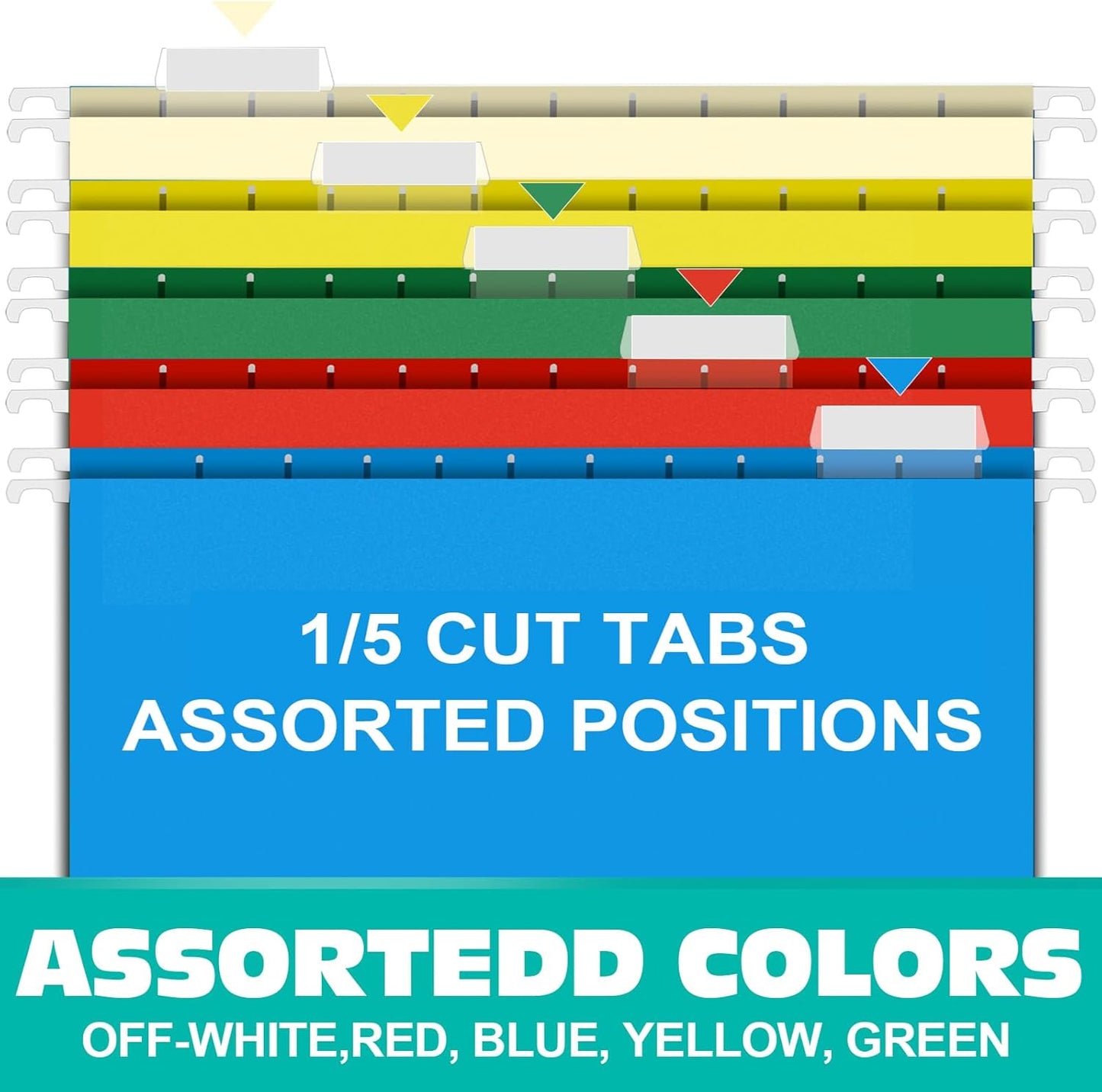 HERKKA Extra Capacity Legal Size Hanging File Folders, 30 Pack Reinforced Legal Size Hanging Folders with Heavy Duty 3 Inch Expansion, Designed for Bulky Files, Medical Charts, Assorted Colors