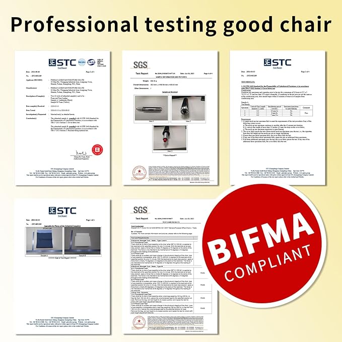 Chair, Desk Computer Chair ，with Armrests ，Ergonomic Office Chair for Home and Office, 17.32 x 22.83 x 35.43 inches, Multiple Colors (Gold Navy)