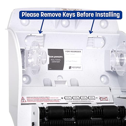 San Jamar Classic Smart Essence Plastic Paper Towel Dispenser, Towel Dispenser for Bathroom, 10 X 14.5 X 12.5 Inches, Black Pearl