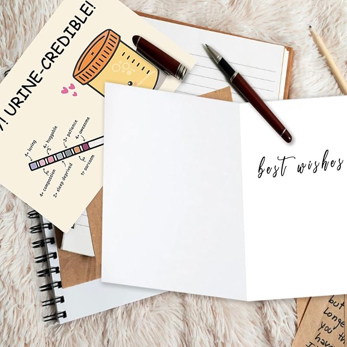 OJsensai Funny Thank You Card for Nurse Doctor, Nurse Preceptor Gifts, Healthcare Worker Appreciation Card, Urology Gifts