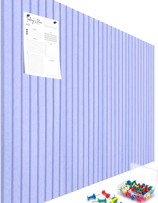 Cork Boards for Walls 48" x 36" Felt Board Alternative, 12 Pack Felt Wall Tiles Bulletin Board, Large Cork Board for Office Pin Board Tack Board Cork Boards