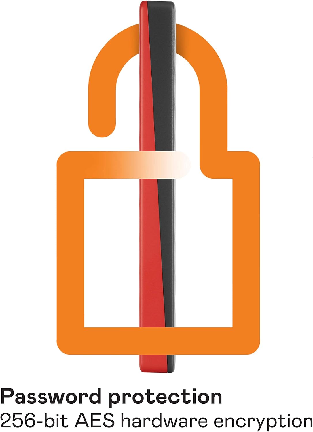 WD 5TB My Passport, Portable External Hard Drive, Red, Backup Software with Defense Against ransomware, and Password Protection, USB 3.1/USB 3.0 Compatible - WDBPKJ0050BRD-WESN