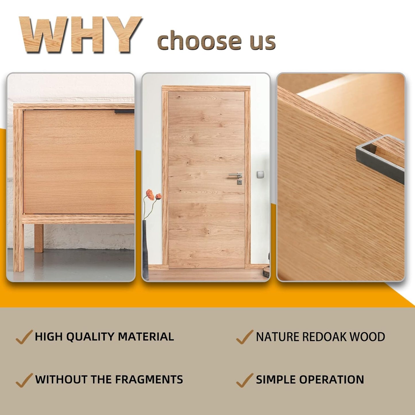 GSCIT Club Red Oak Edge Banding, 2 inch x 100ft roll of Veneer Plywood Edge Banding Preglued Flexible, Wood Tape Banding for Cabinet Repair