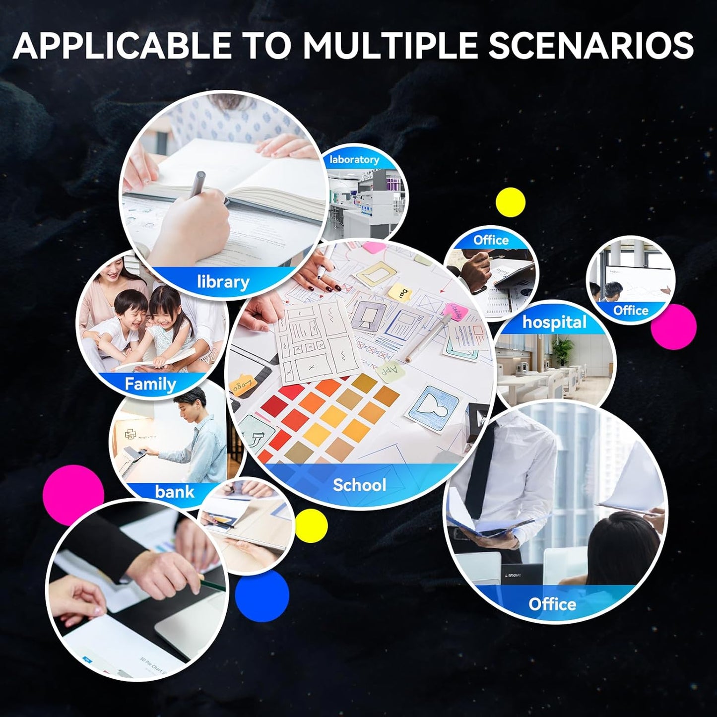 936XL Ink Cartridges Combo Pack for HP Black and Color OfficeJet Pro 9125e 9135e 9730e Series Replacement for HP 936 Ink Office Jet Pro 9122e 9128e 9110b 9120b 9130b 9135e 9730e Printer