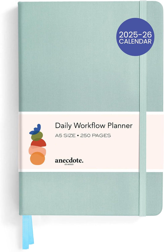 Anecdote 2025-2026 Planner: A Monthly, Weekly & Daily Planner 2025-2026 for Planning Your Success - A5 Size Hardcover Start Anytime and Achieve your Goals. - Dutch Blue
