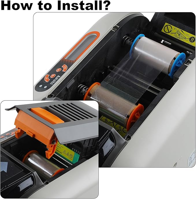 2.36’’ x 295’ UV Color Ribbon 1 Roll, Gencore 60mm x 90m Fluorescent Anti Theft Invisible Marking Ribbon 1000 Prints, 1'' Core, Compatible for HITI-CS200 HITI-CS200E, Invisible Under UV Light to Red