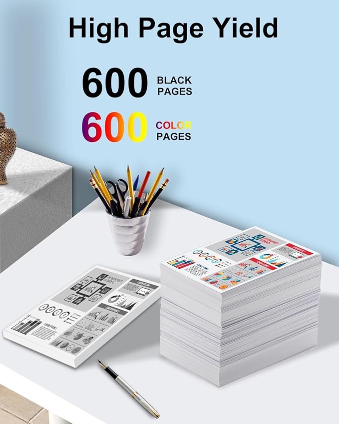 LC3017XL High Yield Ink Cartridges (5-Pack,2 Black/1 Cyan/1 Magenta/1 Yellow) - MNRS Compatible LC3017 XL Ink Cartridges Replacement for Brother LC3017XL MFC-J5330DW MFC-J6530DW MFC-J6530DW Printer