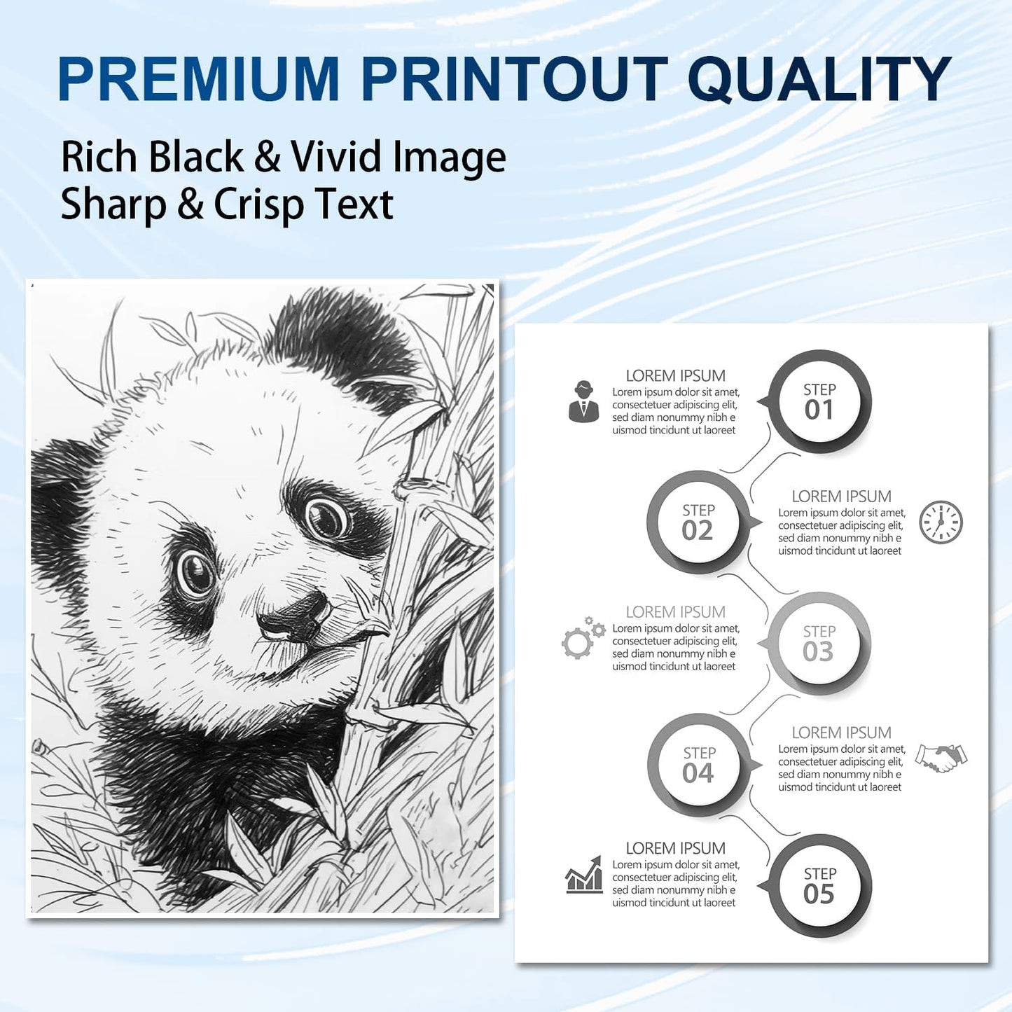 58A Toner 2 Pack Compatible with 58A CF258A Toner Cartridges Black (with Chip), Works with MFP M428fdw M428fdn M428dw M404 M428 Pro M404n M404dn M404dw Printer(2 Pack)