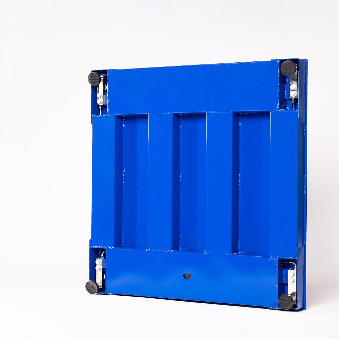 PEC Tools FS Series Professional Grade Steel Floor Scale - Heavy-Duty Pallet Scale and Shipping Scale for Industrial Use - Weighing Scale for Packages Up to 1000x0.1lb - 24x24