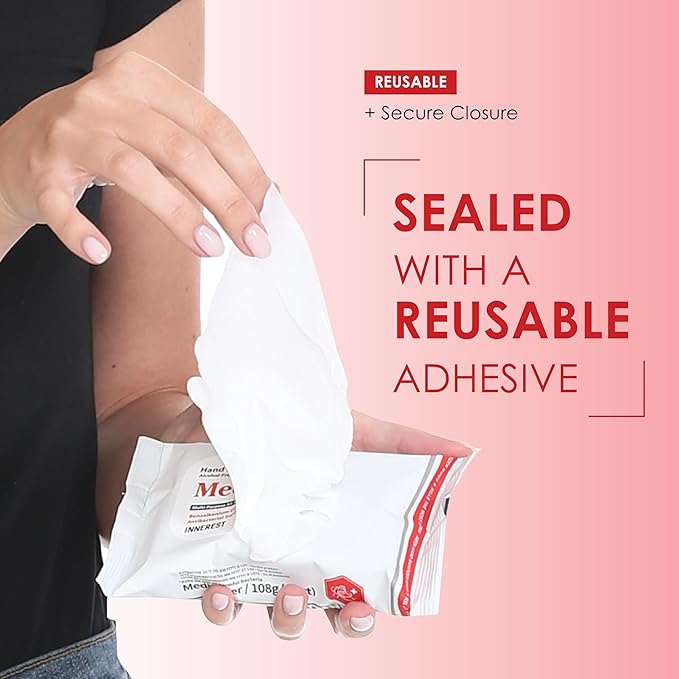 Mediwiper 500 Wipes (20Count*25Pack) Alcohol-Free Sanitizing Wipes Disinfecting Large Unscented Wet Wipes Bulk, Hand Sanitizer