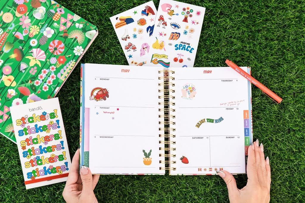 ban.do Sticker Book with Over 700 Assorted Stickers and 35 Sheets with Fun/Colorful/Aesthetic Pack for Scrapbooking Planners or Journals, Issue 9