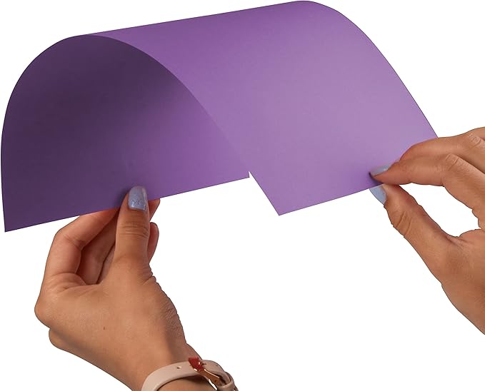 JAM PAPER Colored 24lb Paper - 90 gsm - 8.5 x 11 - Violet Recycled - 500 Sheets/Ream