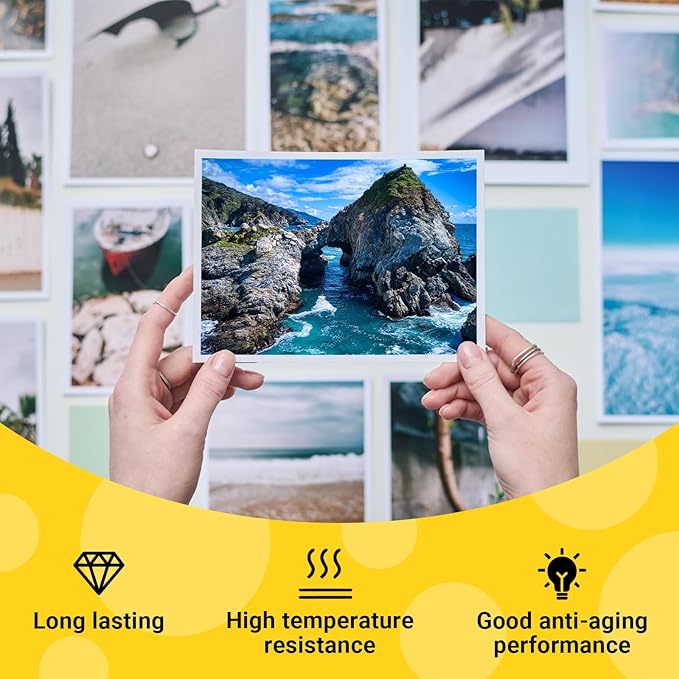 TECKWRAP Glossy Photo Paper 8.5" x 11", Glossy Photo Paper for Inkjet Printer, Works with Inkjet Printer, 60 Sheets, 260gsm/69 lb