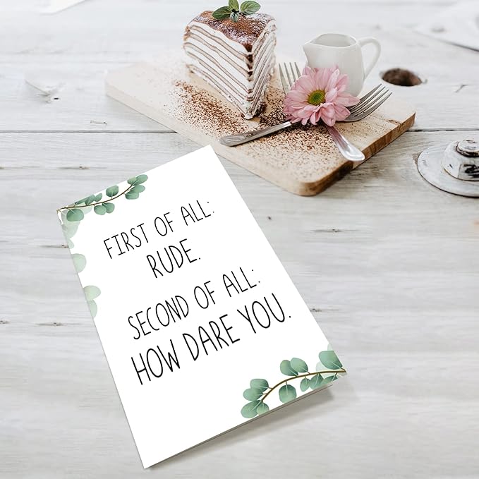 Supoeguk Funny Leaving Card for Coworker, Sarcastic Retirement Card for Him Her, Rude Going Away Card for Men Women, New Job Card