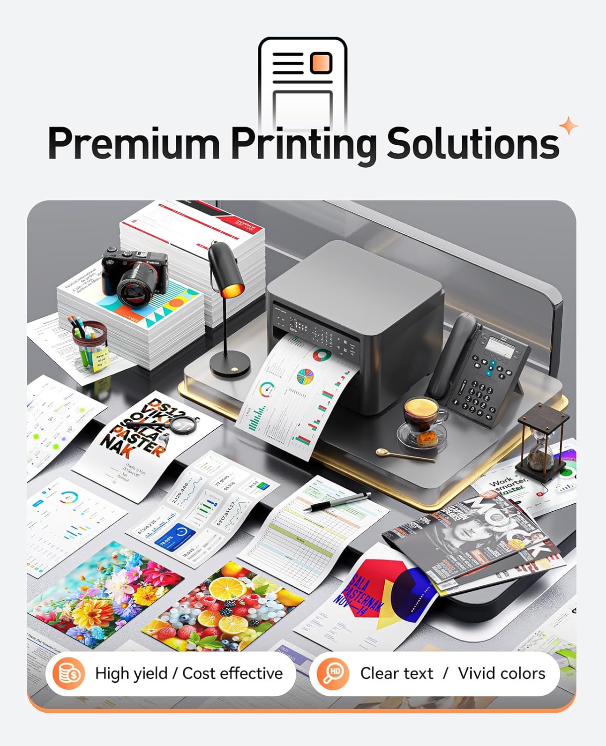 W9150MC W9151MC W9153MC W9152MC Toner Cartridge Set 4-Pack High Yield with Chip Replacement Compatible with HP Color Managed MFP E78625dn E78630dn E78635dn Printer Ink Copier Black Cyan Magenta Yellow