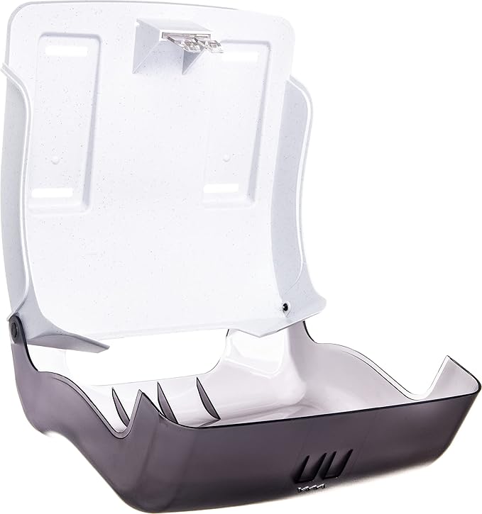 San Jamar Classic UltraFold Towel Dispenser for 400 Multifold/240 C-Fold Towels, Plastic, 11.5 x 6 Inches, Black