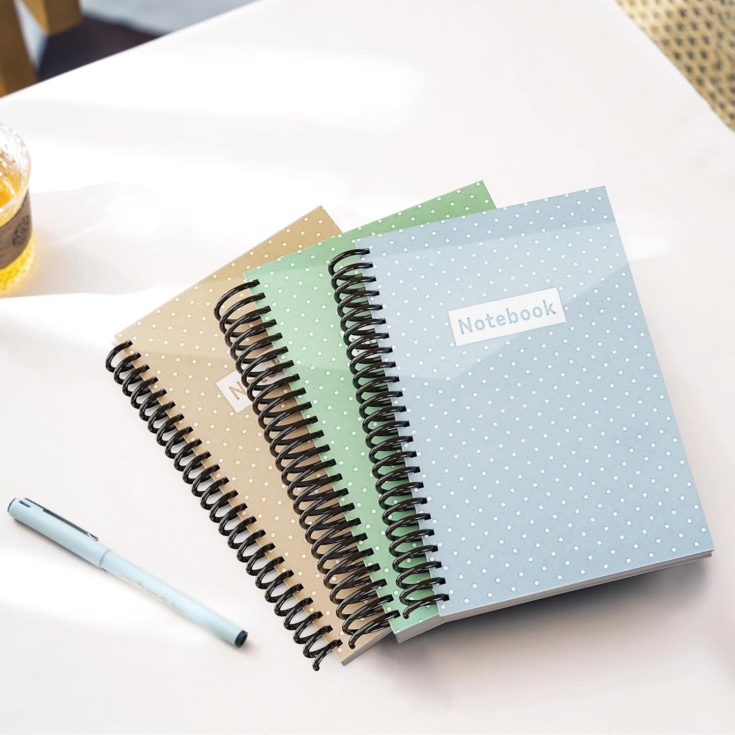 MAKEASY 100 Pack Plastic Spiral Binding Coils, 1/2"(12mm), 90 Sheet Capacity, 4:1 Pitch Black Binding Spirals for Home School and Office use