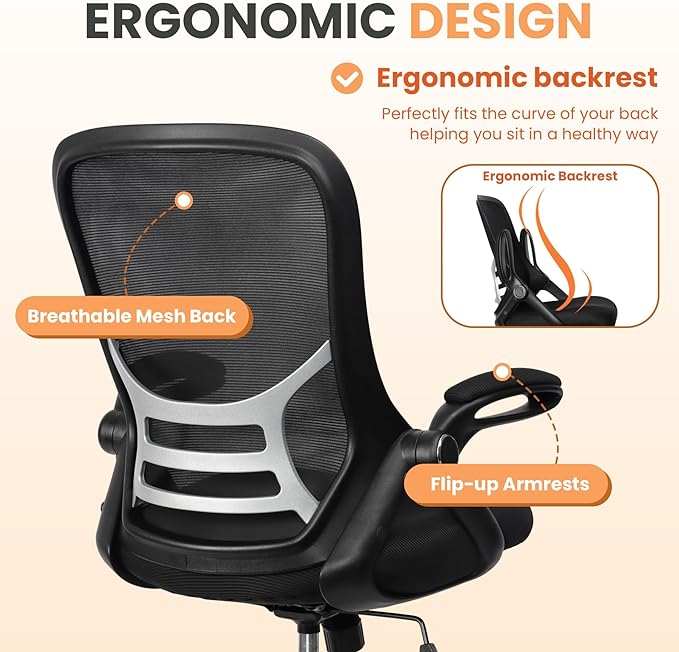 HYLONE Drafting Chair Adjustable, Tall Office Chair Lumbar Support Ergonomic Standing Desk Chair Heavy Duty Tall Drafting Stool for Artists with Footrest Home Office Drafting Stool