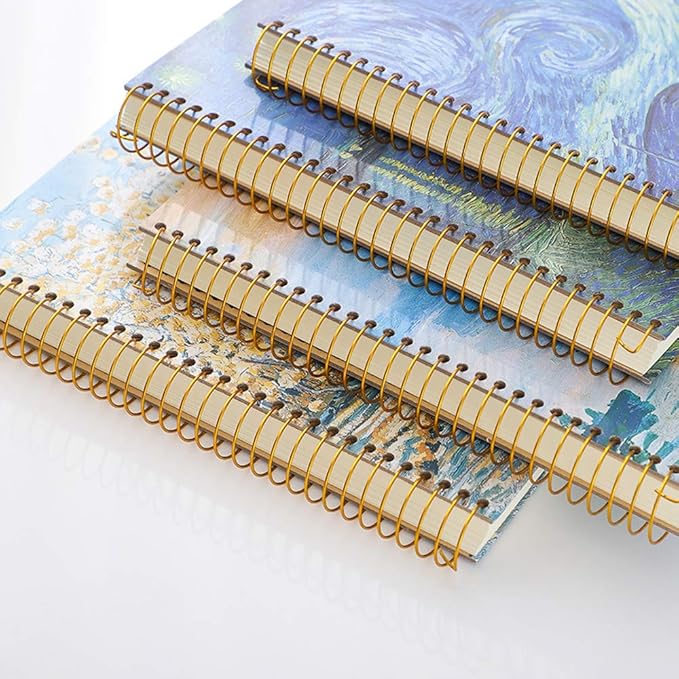 Campus Notebook B5 300 Pages Large Spiral Notebook Spiral Notebook Van Gogh Notebook Almond Blossom Tree Notebook Spiral Journal Wide Ruled Notebook Aesthetic 10.6" x 7.3"School