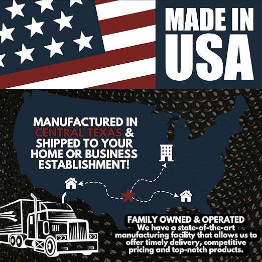 RFT-TAN Heavy Duty 32 Gallon Round Trash Receptacle, Liner Included, Tan with Flat Top Lid, Made in America