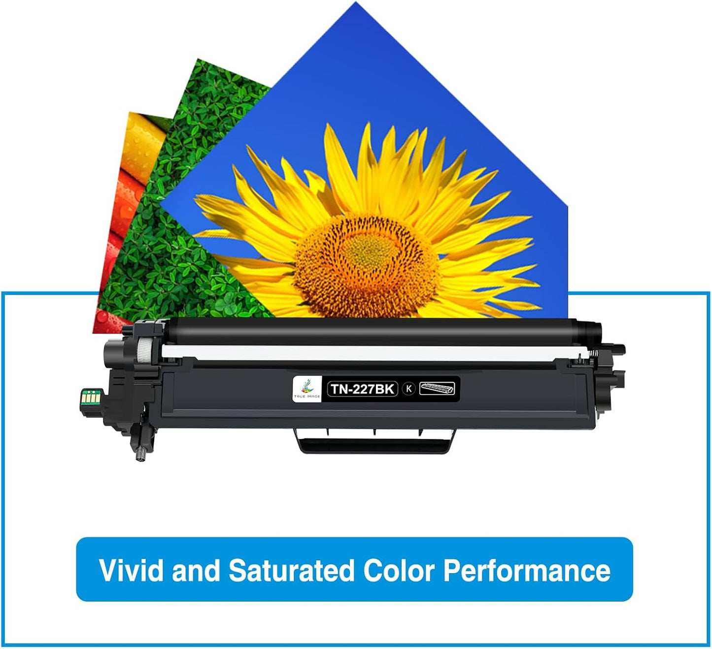 TN227 TN-227BK/C/M/Y High Yield Toner Cartridge: Compatible Replacement for Brother TN223 TN 227BK/C/M/Y for HL-L3270CDW MFC-L3770CDW HL-L3290CDW MFC-L3750CDW HL-L3210CW Printer (TN-223BK/C/M/Y 5Pack)